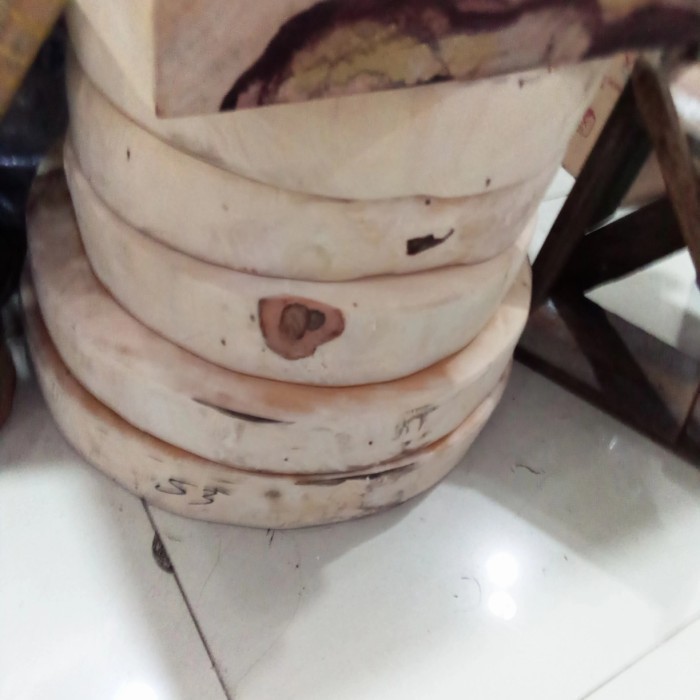 Talenan Kayu Bulat Besar 60Cm