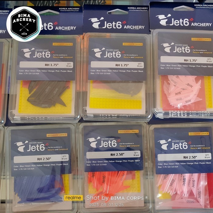 Vanes KSL Jet 6 SV Spin Wing Bima Archery an Anak Arrow
