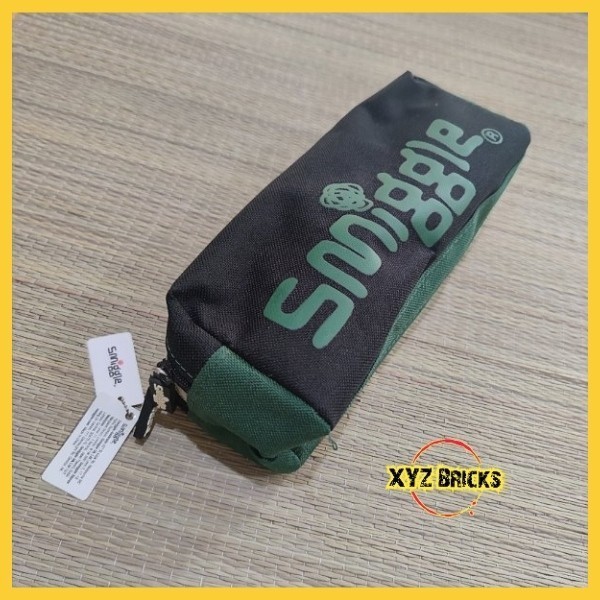 

SMIGGLE 443379 - BLOCK TWIN ZIP PENCIL CASE GREEN