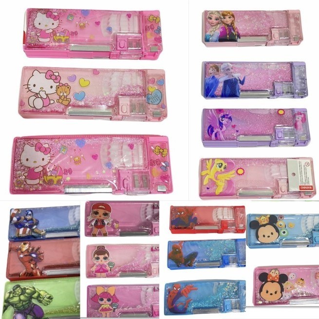 

TEMPAT PENSIL MAGNET GLITTER AIR/ KOTAK PENSIL