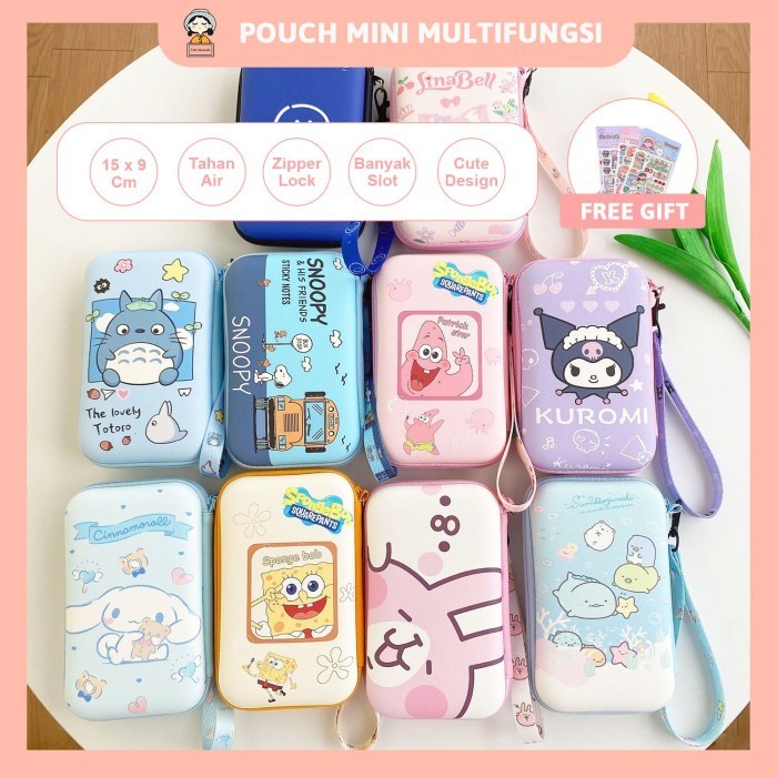 

TEMPAT PENSIL HARDCASE CUTE POUCH KABEL KOSMETIK MAKEUP KECIL KARTUN