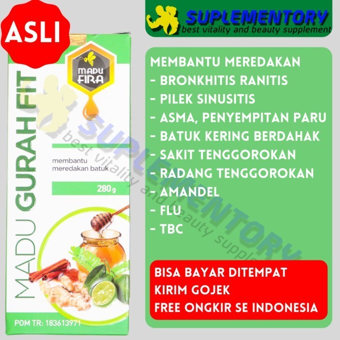 

Ready Madu Gurahfit Obat Herbal Batuk Flu Pilek Sakit Tenggorokan Gurah Fit