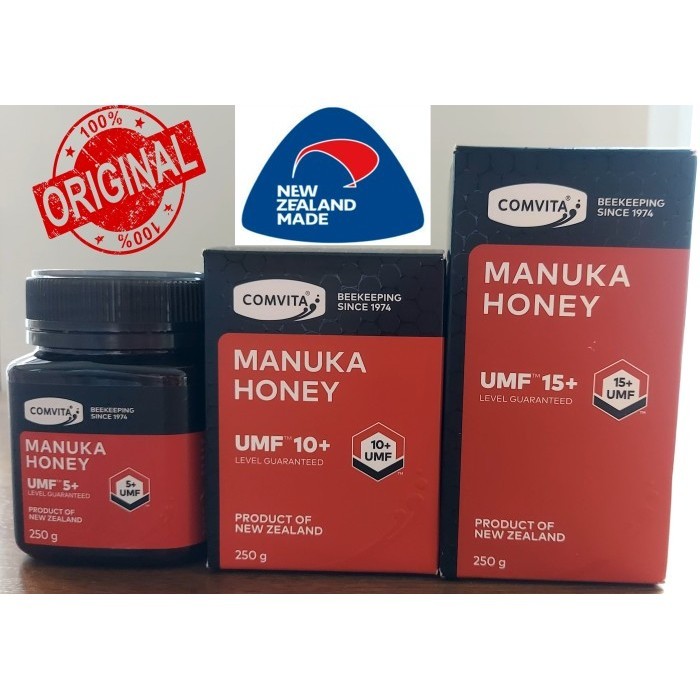 

UMF COMVITA HONEY/MADU MANUKA NEW ZEALAND/SELANDIA BARU 5+,10+, 15+