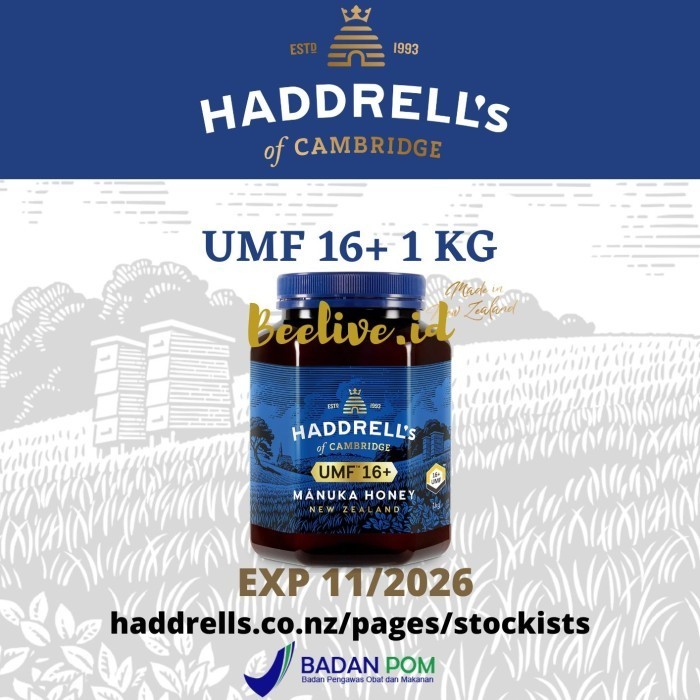 

Madu Haddrells Manuka Honey UMF 16+ MGO 573+ 1 Kg