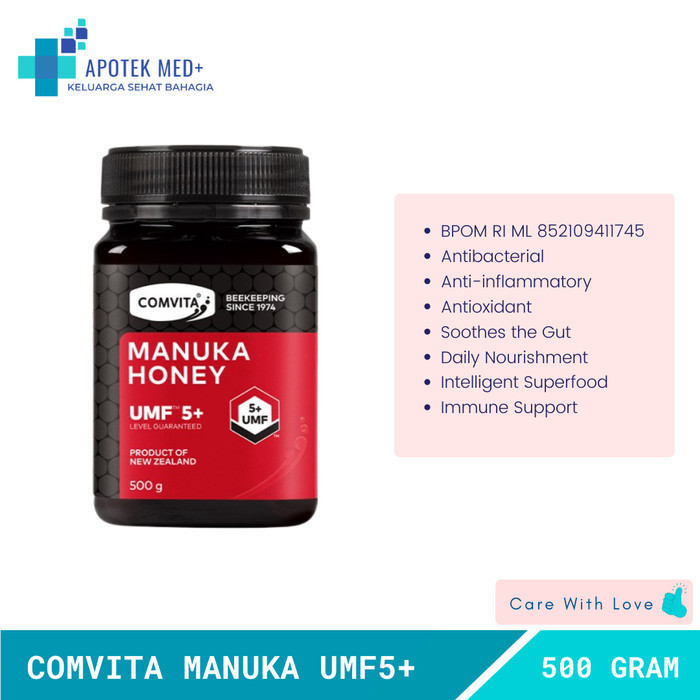 

Comvita Manuka Honey Madu Murni Alami UMF 5+ 500 g