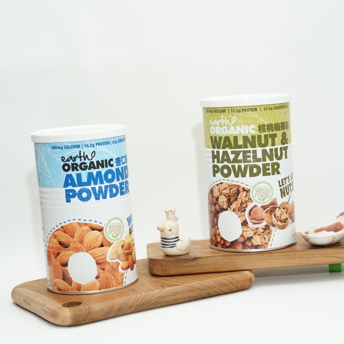 

EO Organic Almond and Walnut Powder 500gr Bubuk Almond Kenari