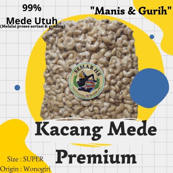 

Kacang Mede Mentah 1 kg Super Wonogiri