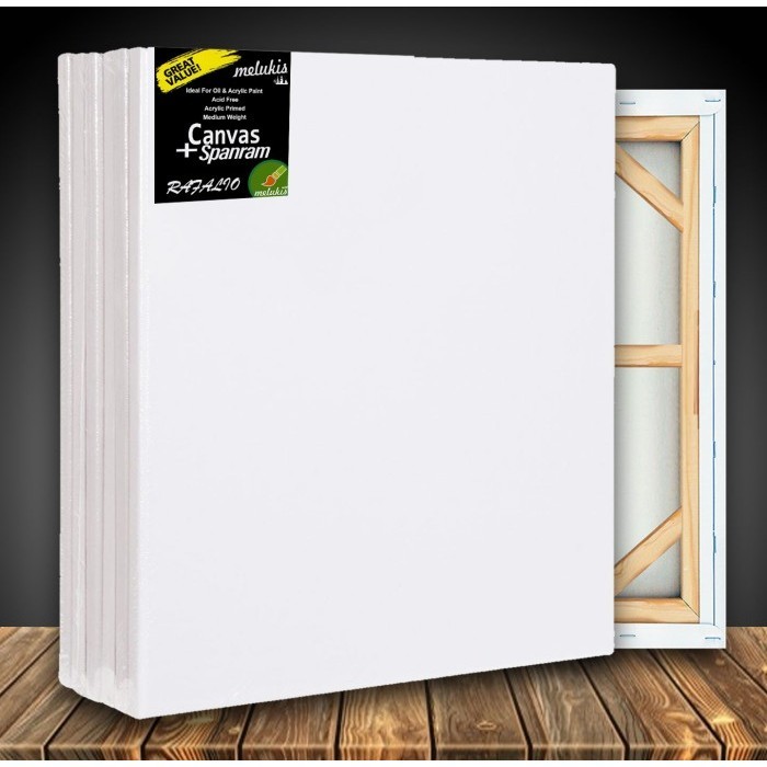 

KANVAS LUKIS TEBAL PREMIUM 90X60 CM CANVAS 90X60CM 90 90CM BY RAVALIO