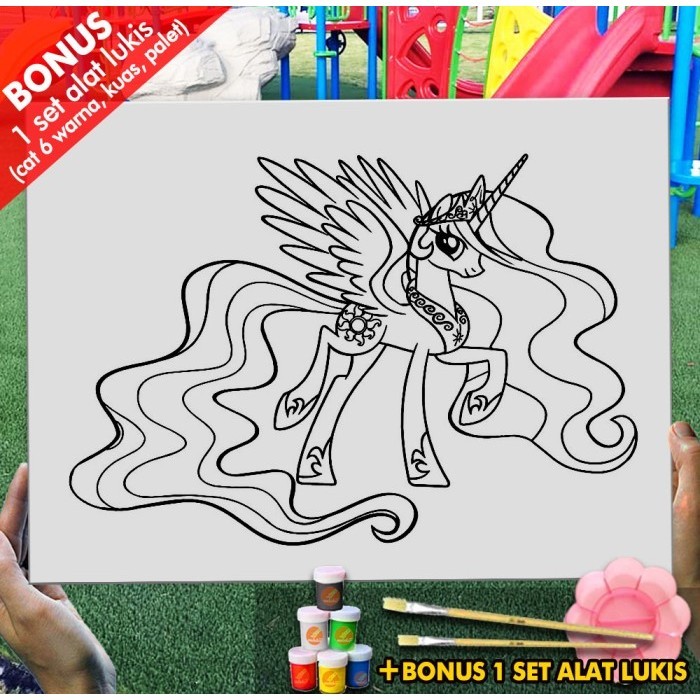 

KANVAS MELUKIS ANAK EQUESTRIA GIRL LITTLE PONY 30X40 CM MEL1196