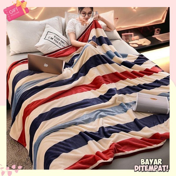 Selimyt Halus Lwmbut Blangket Hotel Anget Blanket Import Premium Selimut Bulu Dewasa Bantal Selomut 