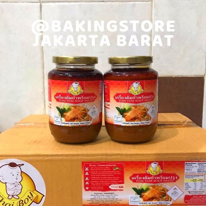 

READY STOCK THAI BOY TOM YUM SOUP PASTE 500 GR | BUMBU TOM YAM !!!!!