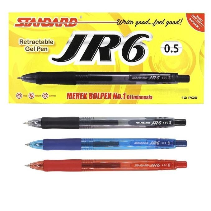 

Pulpen Standard JR6 0,5mm / Ballpoint Standard (12 Pcs)