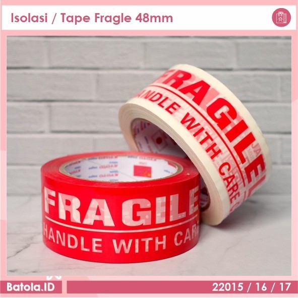 

Isolasi / Tape Fragle 48mm x 50 Yard - Merah