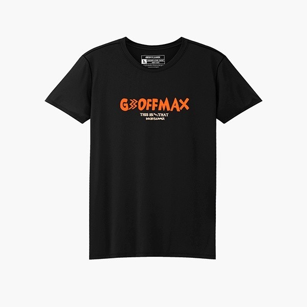 COD Geoff Max - Sadega Black | T-Shirt | Kaos | Lengan Pendek | Kaos Pria Wanita