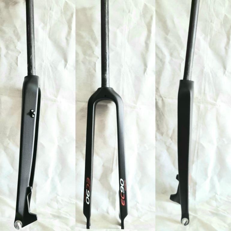 Premium EC90 Fork Carbon Rigid MTB Disc Brake Fork Full Carbon Hybrid OS Garpu Fork Sepeda EC90