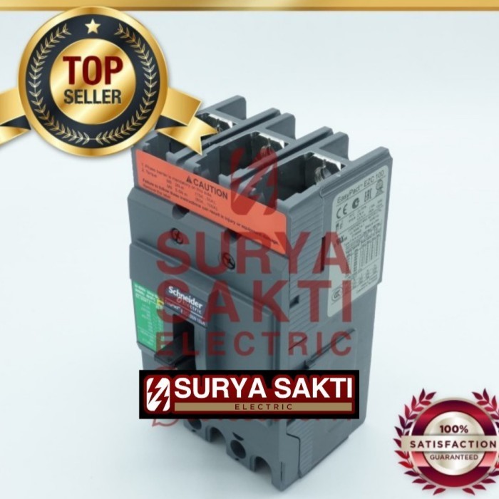 Schneider Easypact Mccb Ezc100N 25A / 25 A 3P 18Ka Mccb