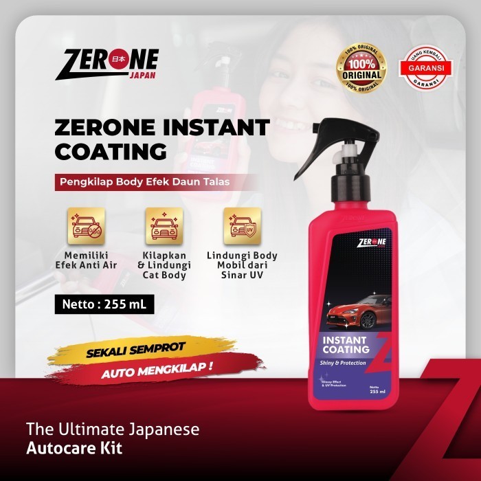 Zerone Japan Gkilat Instant Coating Gkilap Body Kaca Mobil