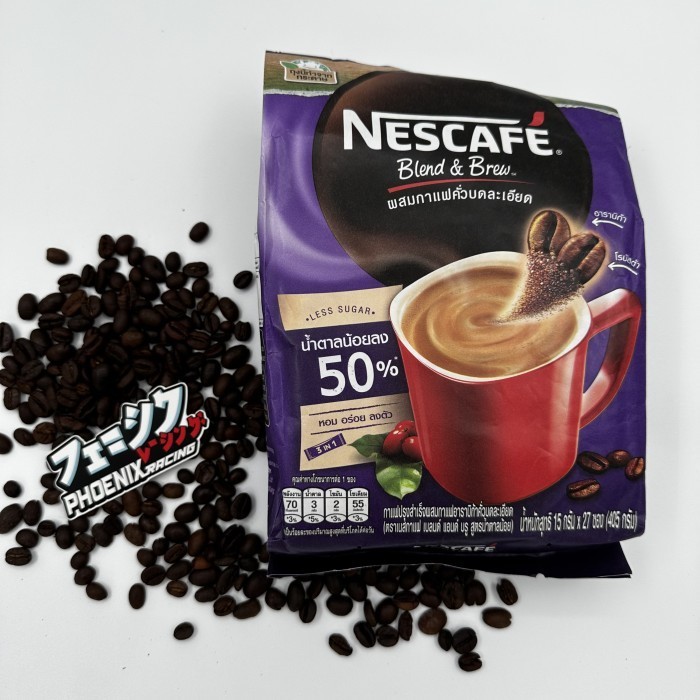

Kopi Nescafe Thailand Blend & Brew Rich Aroma Bla & Espresso Roast