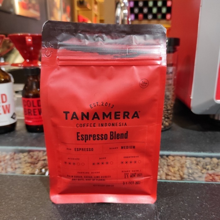 

Tanamera Coffee Espresso Blend Arabica Whole Bean 250 Gr