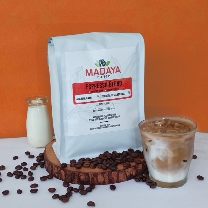 

Houseblend Espresso Kopi Susu 1 Kg (Biji/Bubuk) -Madaya Coffee