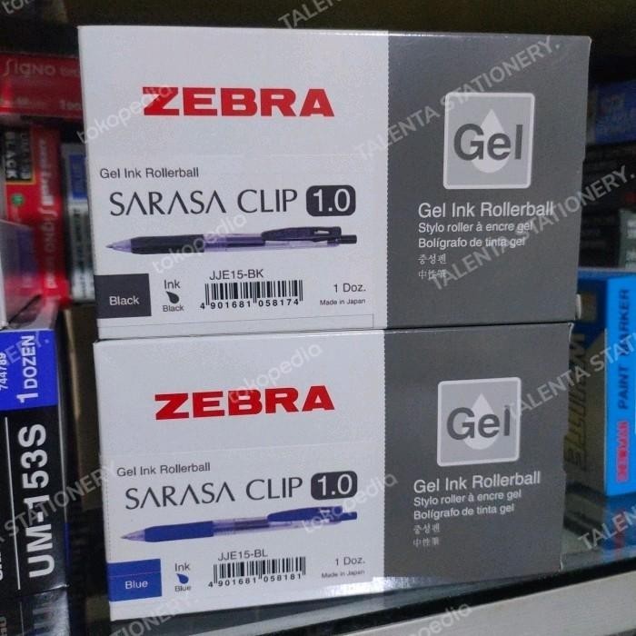 

Pulpen zebra sarasa clip 1.0 [harga 1 dus isi 12 pcs] Import