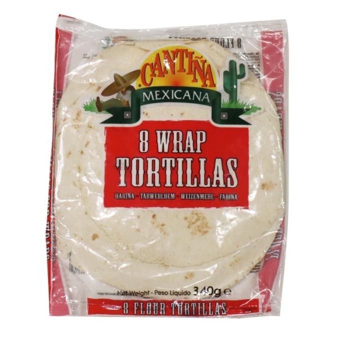

Kulit Kebab Cantina Mexicana Flour Tortillas isi 8pcs Uk 20cm TM99