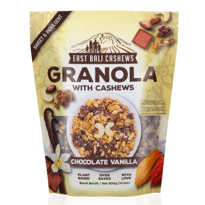 

East Bali Cashews Granola Chocolate Vanilla 400gr LN