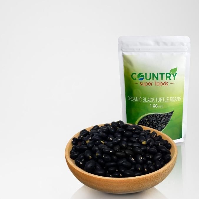

Organic Black Turtle Beans | Kacang Kedelai Hitam [1 KG ] TPC