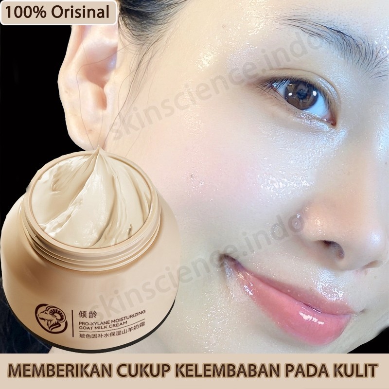 Goat Lk Moisturizer Cream Anti-Aging Pemutih Glowing Krim Melembabkan Wajah Kering Dan Kusam Sinal