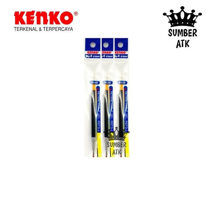 

Refill Pen Kenko Easy Gel HITAM dan BIRU , KE Series / Isi Pulpen Import