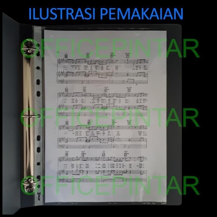 

DISKON BINDER CHOIR ORCHESTRA MUSIC SHEET BINDER PLASTIK A4 3 LUBANG !!