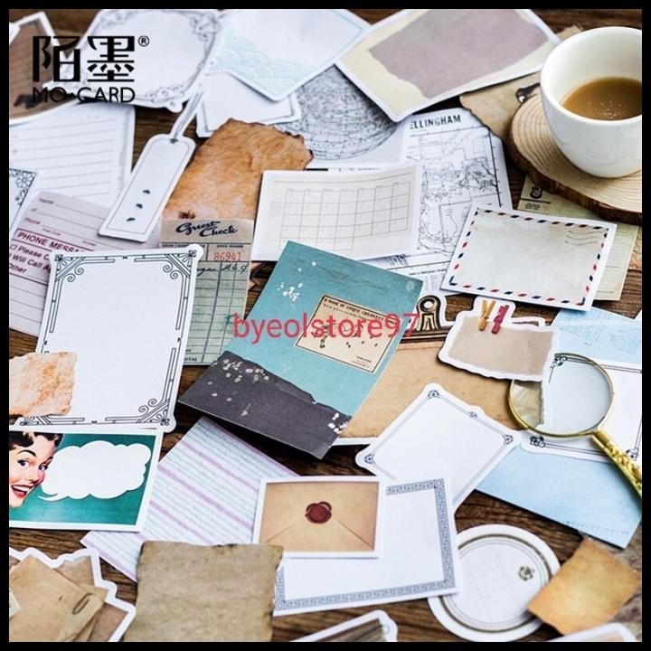 

TERBARU 45PCS VINTAGE WRITING STICKERS SET FOR DECO STATIONERY LOMO CARDS !!!!!!!