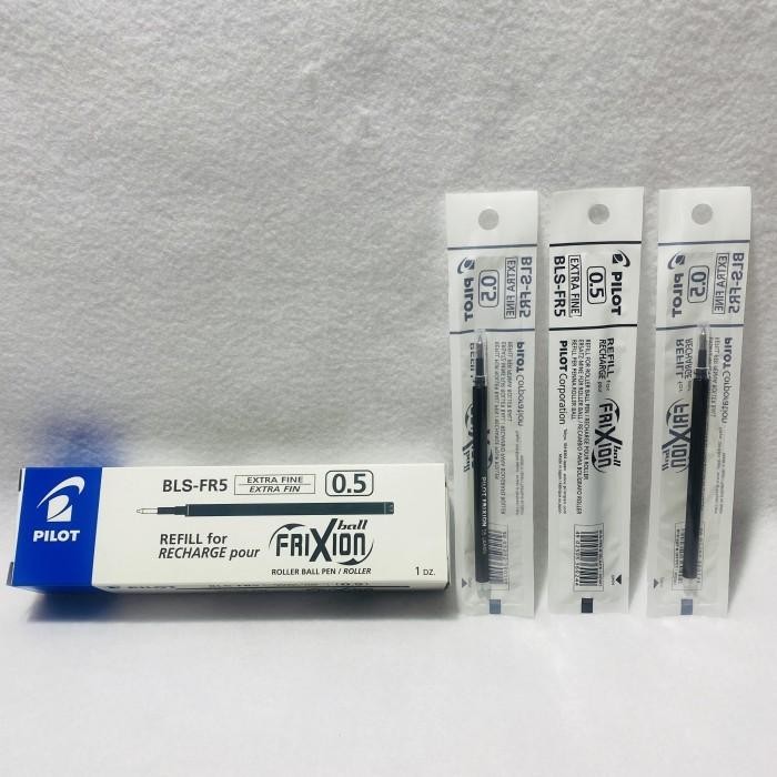 

REFILL PULPEN PILOT FRIXION BLS-FR5 0.5 MM HITAM / 1 BOX ISI 12 PCS Import