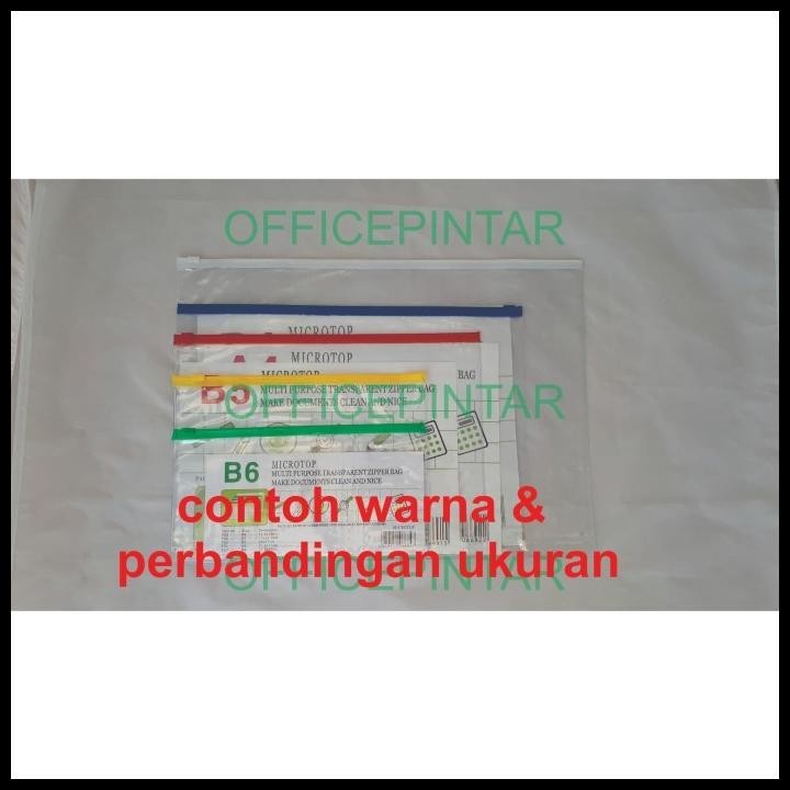 

GRATIS ONGKIR ZIPPER POCKET / KANTONG ZIPPER PLASTIK A4 !!!