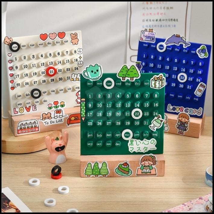 

HOT DEAL KALENDER MEJA DIY BONUS STICKER / DIY DESK CALENDER FREE STICKER
