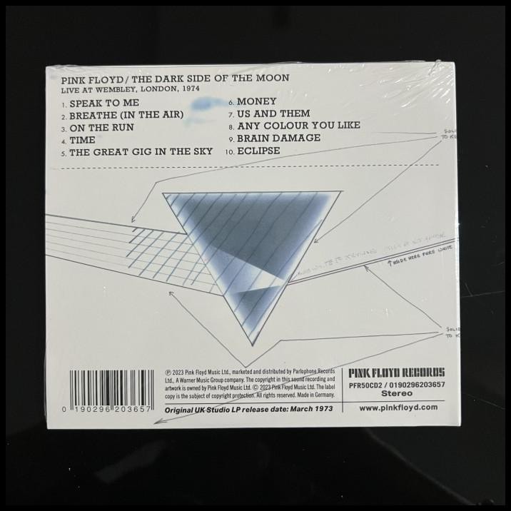 GRATIS ONGKIR CD PINK FLOYD THE DARK SIDE OF THE MOON 