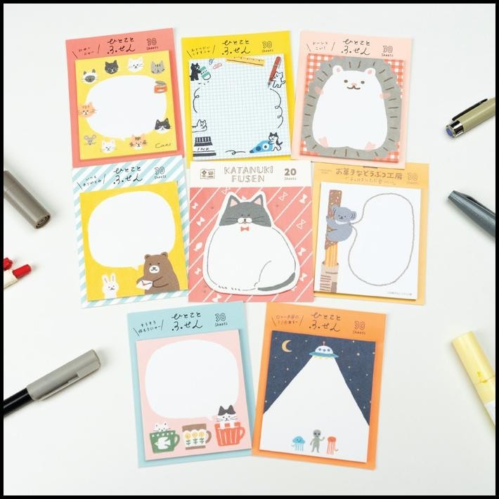 

TERBARU FURUKAWASHIKO STICKY NOTES SERIES / KERTAS BERBAHAN PREMIUM ORIGINAL JEPANG 30 LEMBAR