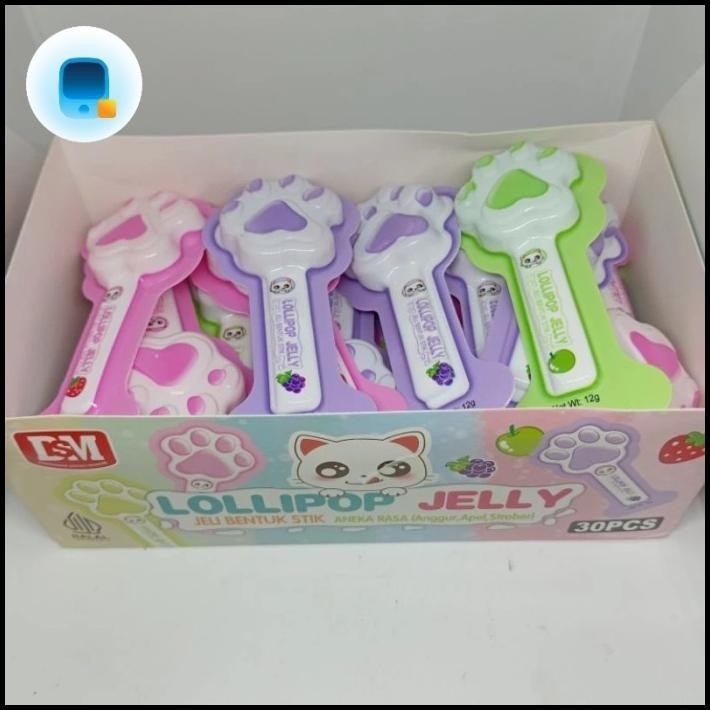 

TERMURAH PERMEN LOLLIPOP JELLY RASA BUAH BUAHAN 1 BOX ISI 30 PCS !!!!