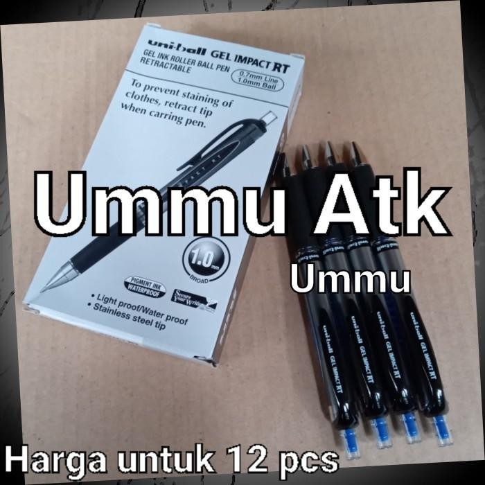 

Pulpen uni ball gel impact RT Import