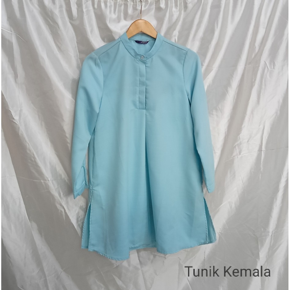 Elzatta Tunik Non Kaos Dewasa Polos Tunik Kemala
