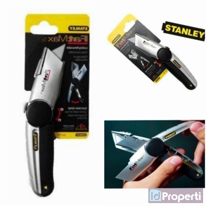 

Stanley 10-777 FatMax Locking Retracable Knife Pisau Cutter Lipat ORI
