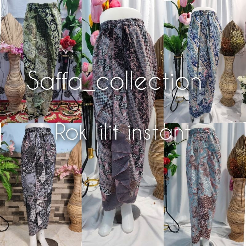 Rok Lilit Batik // rok rempel batik / lilit instant / rok rempel / rok lilit batik