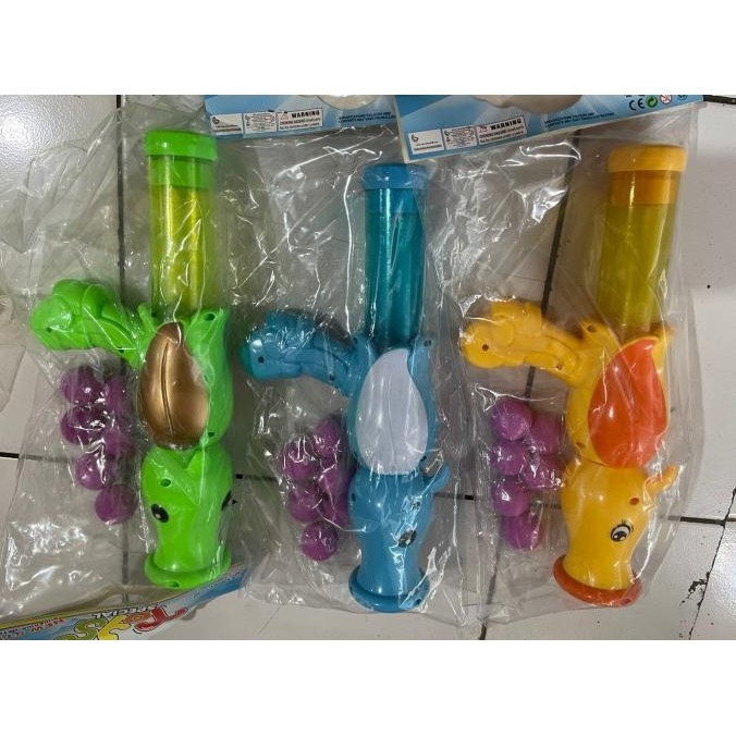 Mainan Anak Tembak Tembakan Pistol Plants Vs Zombie Peluru Bola Busa