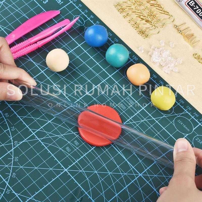 

Alas Potong A5 Cutting Mat 22x15 cm - HUAN MEI Working Pad Papan Kerja Anti Gores Polyvinyl Chloride