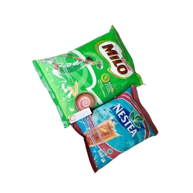 

Paket Milo Activ Go 960gr + Nestea Lychee Tea Leci 560gr complete mix