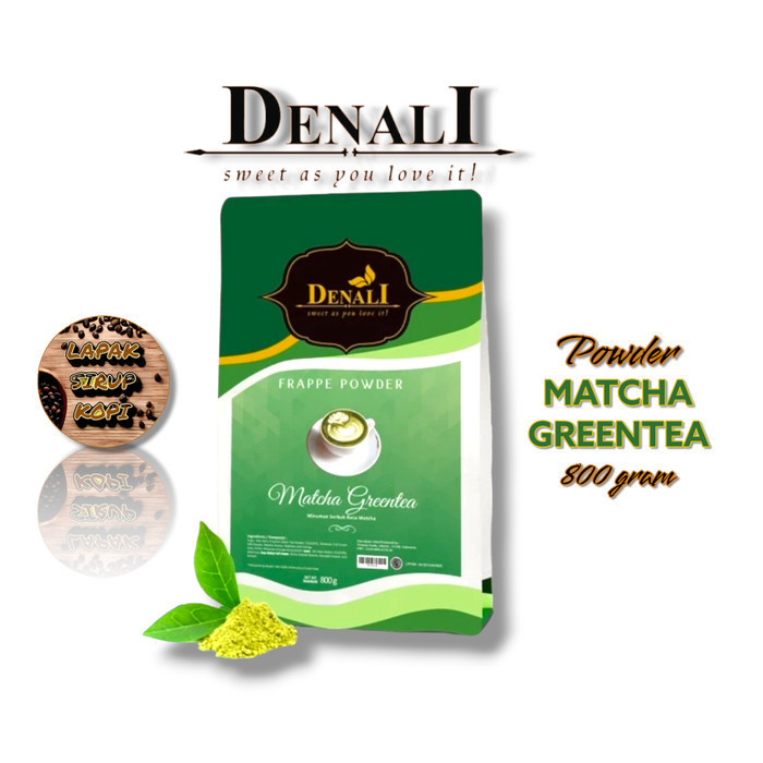 

denali powder - matcha greentea powder denali 800 gr - bubuk matcha