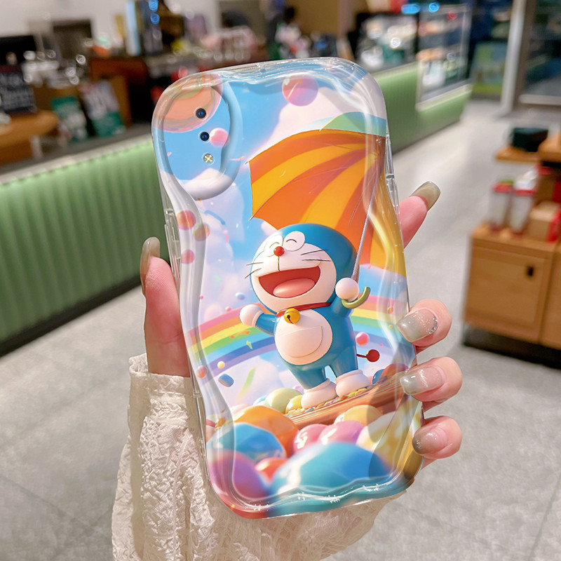 Casing Hp Untuk VIVO Y91 Y91i Y93 Y93s Y95 Y91C Y90 Y1s Case Casing Softcase baru trendi HP Doraemon