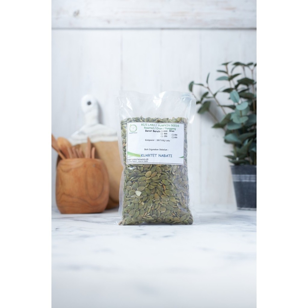 

1000gr Roasted Pumpkin Seeds - Biji Labu Kupas - Oven - Matang
