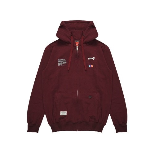 Bloods Reg Sweater Hoodie Yashiki 04 Maroon