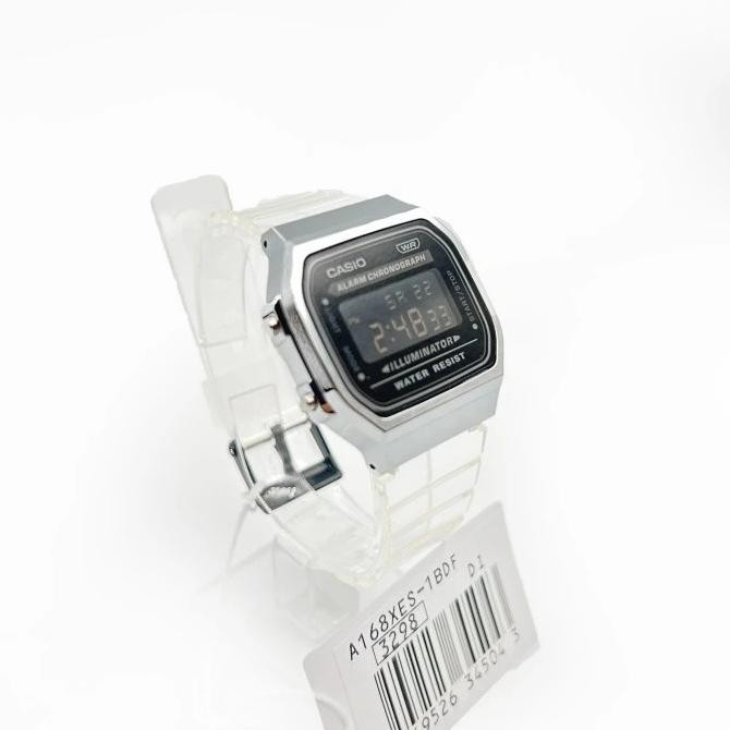 Jam Tangan Vintage Casio Original A168XES-1B Unisex ORIGINAL 100%